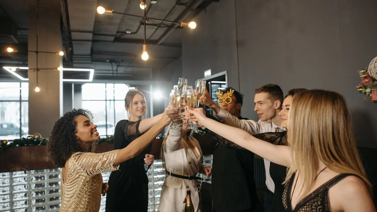 Eat first, show up on time, hold the glass by the stem, and be the first one in the office the next morning.