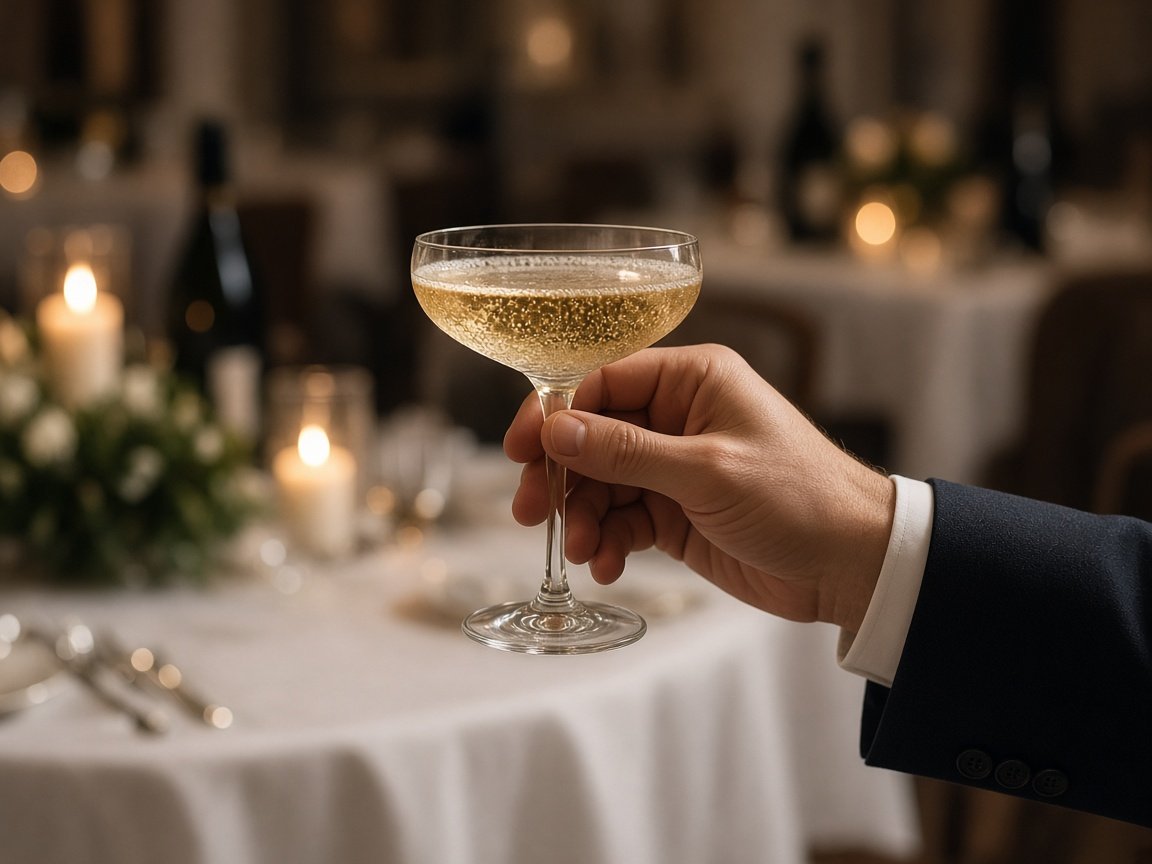 A toast is not a speech. How to structure one, how long to talk, what never to say, and how to adjust it for a wedding, a business dinner…