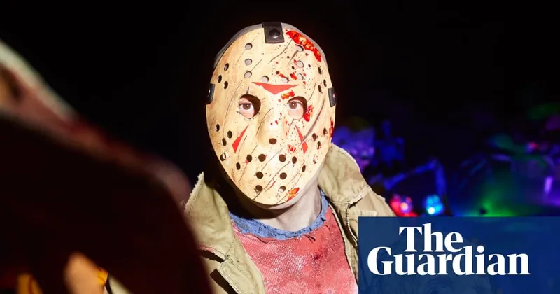 In Burbank, residents spend months and thousands of dollars turning front yards into haunted houses. One man plays a slasher on his lawn…