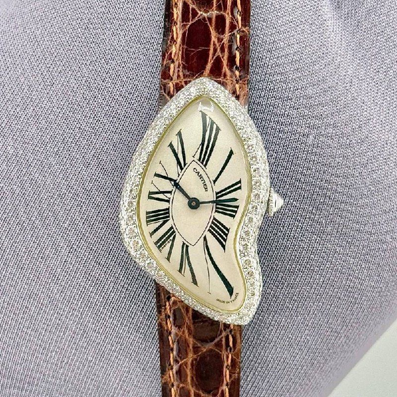 Cartier Crash ref. 2462, white gold