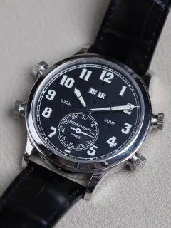 Patek Philippe Alarm Travel Time ref. 5520P, platinum